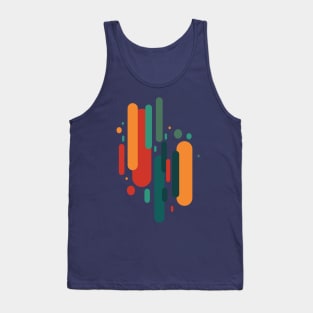 Abstract Geometric Shapes Tank Top